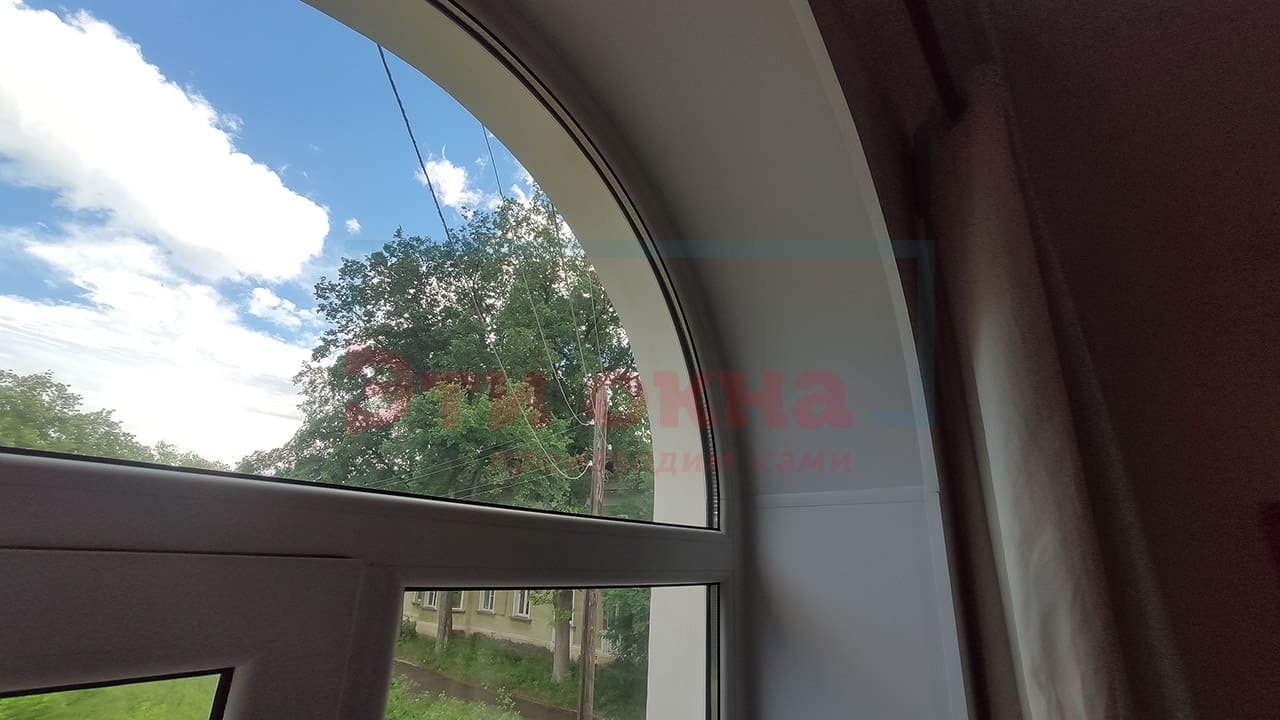 Монтаж пластикового окна от компании Эти Окна по адресу Ленина, 66